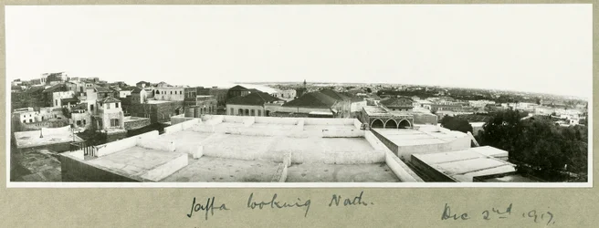 Jaffa kijkend naar het noorden, 2 december 1917